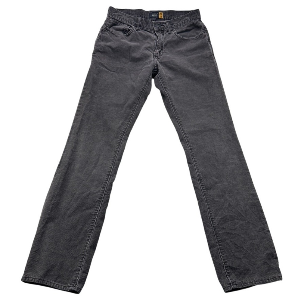 J Crew 484 Slim Corduroy Pants Dark Gray Men's Size‎ 29x32